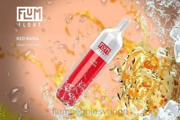 FLUM PEBBLES Bulk - FLUM FLOAT 3000 bloss J8HB67 röd smäll