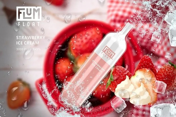 FLUM PEBBLES Flavors - FLUM FLOAT 3000 bloss J8HB74 jordgubbsglass