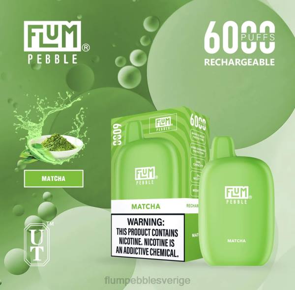 FLUM PEBBLES Flavors - FLUM PEBBLES 6000 bloss J8HB54 matcha