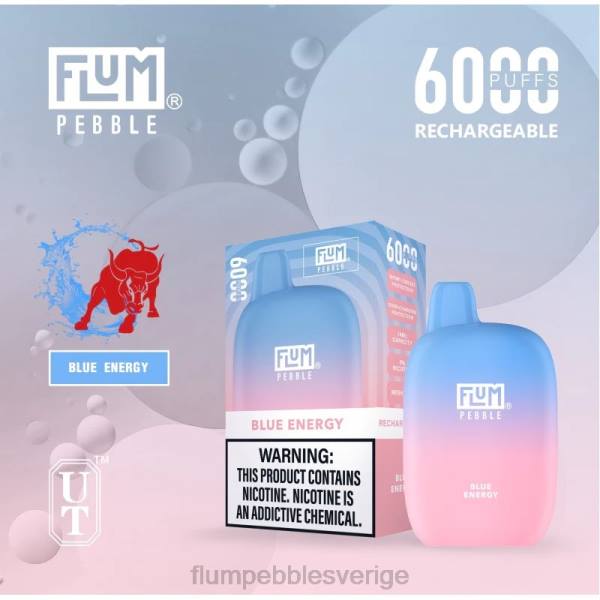 FLUM PEBBLES Stockholm - FLUM PEBBLES 6000 bloss J8HB12 blå energi
