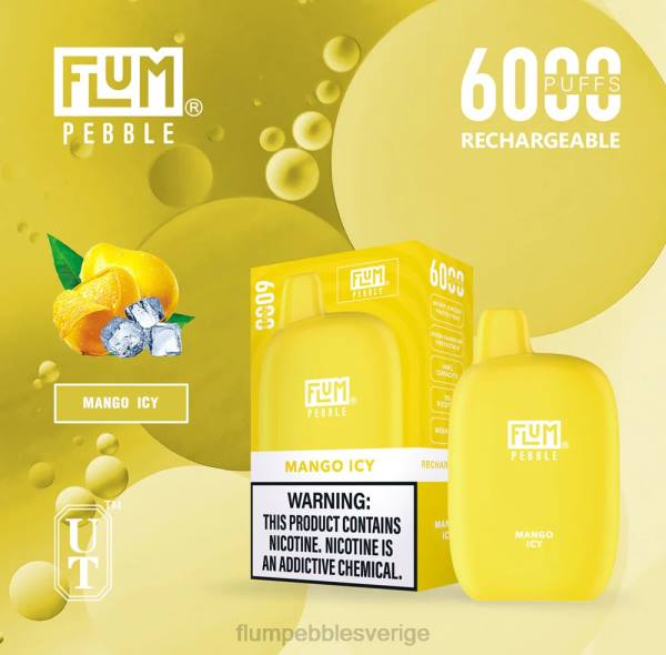 FLUM PEBBLE Vape Sverige - FLUM PEBBLES 6000 bloss J8HB53 mango isig