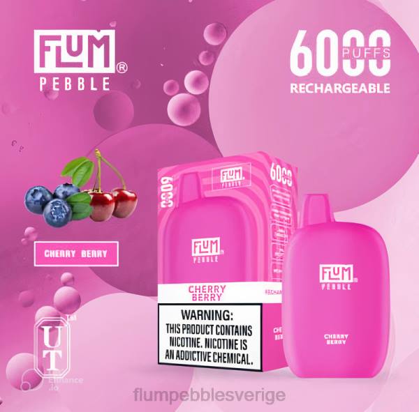 FLUM PEBBLE Vape Website - FLUM PEBBLES 6000 bloss J8HB20 körsbärsbär