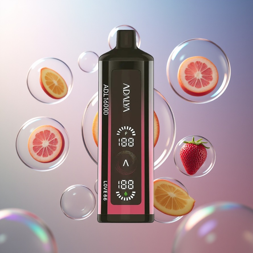 Adalya ADL 16000 PRO Puffs Engångs Vape Love 66 – Svensk Grossist med Smart Mesh Coil & USB-C