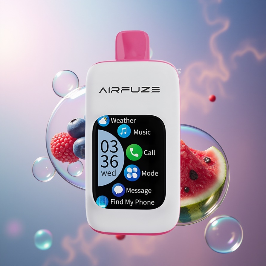 AirFuze Smart 30000 Puffs Engångsvape Blåbär Vattenmelon Svensk Grossist 900mAh TFT