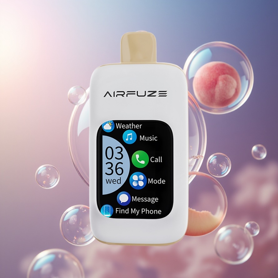 AirFuze Smart 30000 Puffs Engångsvape Juicy Peach Svensk Grossist med 5% Nikotin & 900mAh