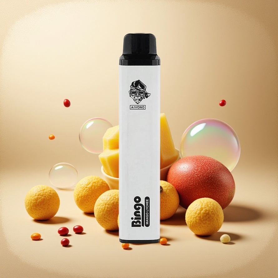 Aivono Aim Bingo 4000 Puffs Svensk Grossist Engångs Vape Mango Litchi 10mL 1000mAh 5% Nikotin