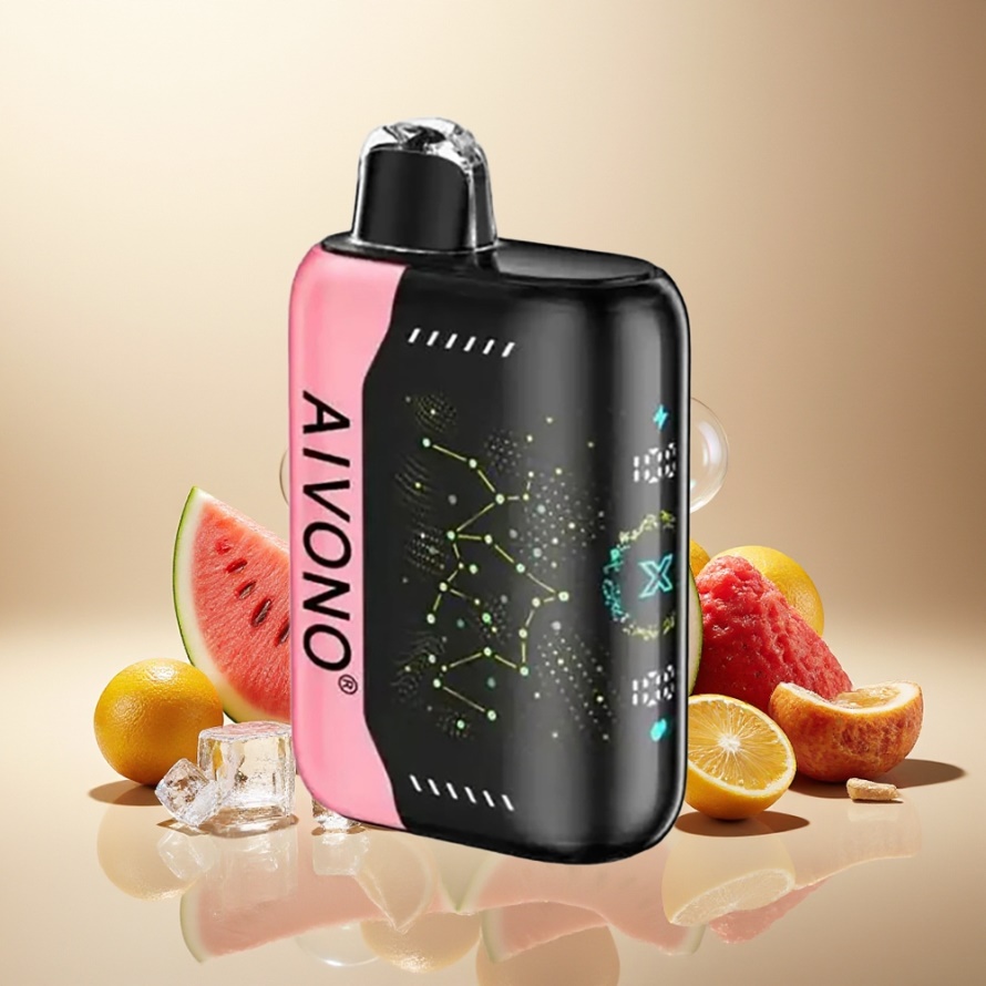 Aivono Aim Boom 25000 Puffs Engångs Vape Vattenmelon Is 28ml 650mAh Type-C svensk grossist