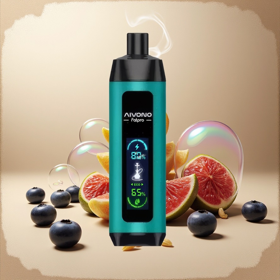 Aivono Aim Fatpro 22000 Puffs 28ml 600mAh Blåbär Engångs Vape svensk grossist