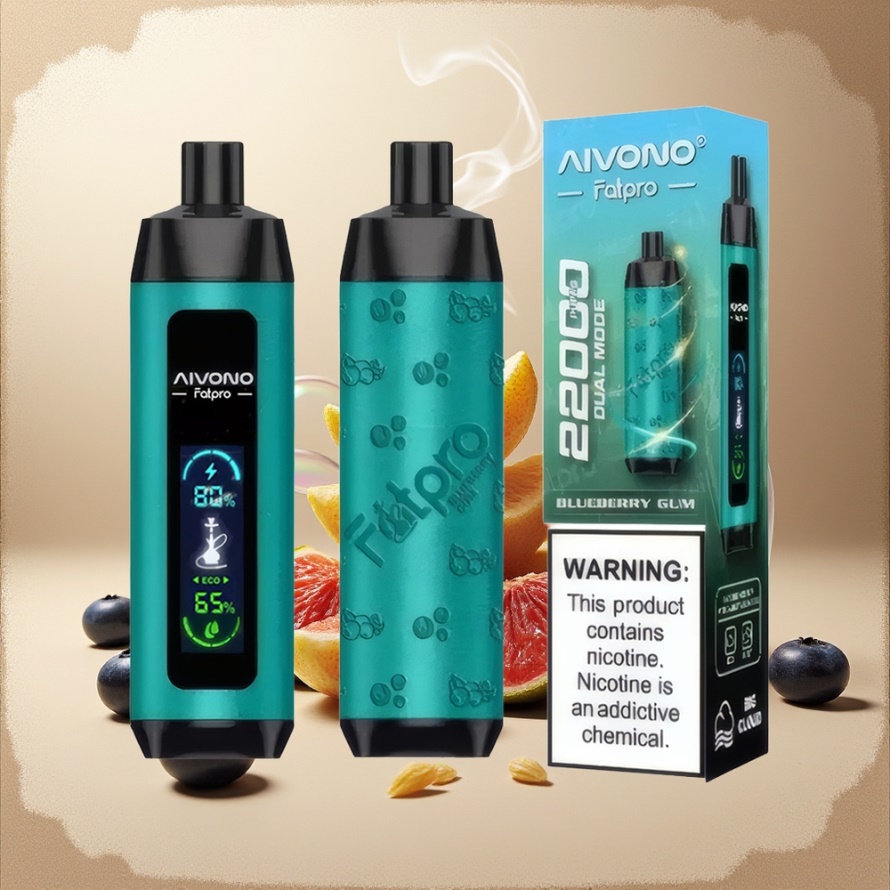 Aivono Aim Fatpro 22000 Puffs 28ml 600mAh Blåbär Engångs Vape svensk grossist