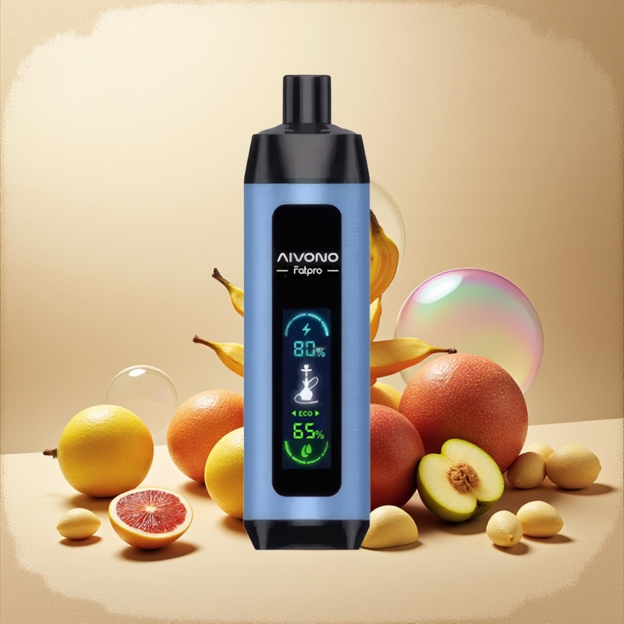 Aivono Aim Fatpro 22000 Puffs Engångs Vape Love 66 Svensk Grossist med 28ml E-liquid och 10 Smaker