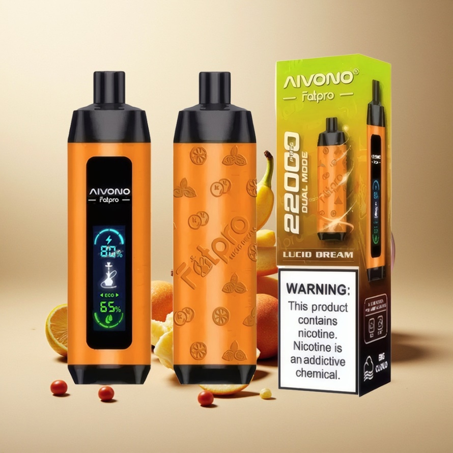 Aivono Aim Fatpro 22000 Puffs Svensk Grossist Engångs Vape Lucid Dröm 28ml 600mAh 0,6 ohm Mesh