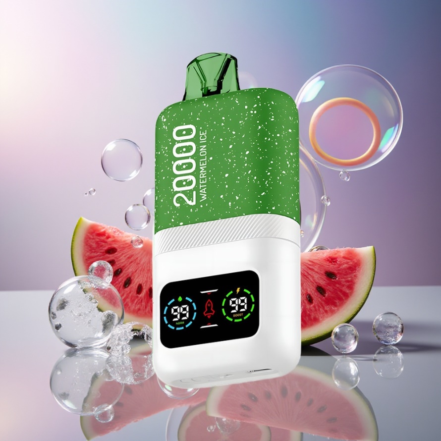 Aivono Aim Magic 20000 Puffs Svensk Grossist Disposabel Vape Vattenmelon Is med LCD & Typ-C