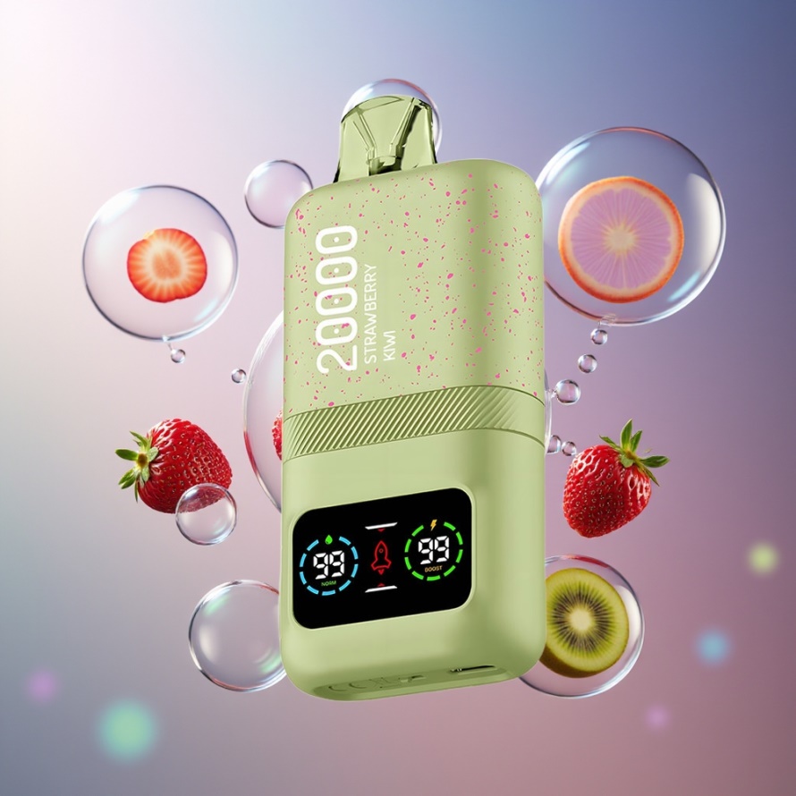 Aivono Aim Magic 20000 Puffs Svensk Grossist Engångs Vape jordgubbe kiwi 26ml Dual Mesh LCD Typ-C