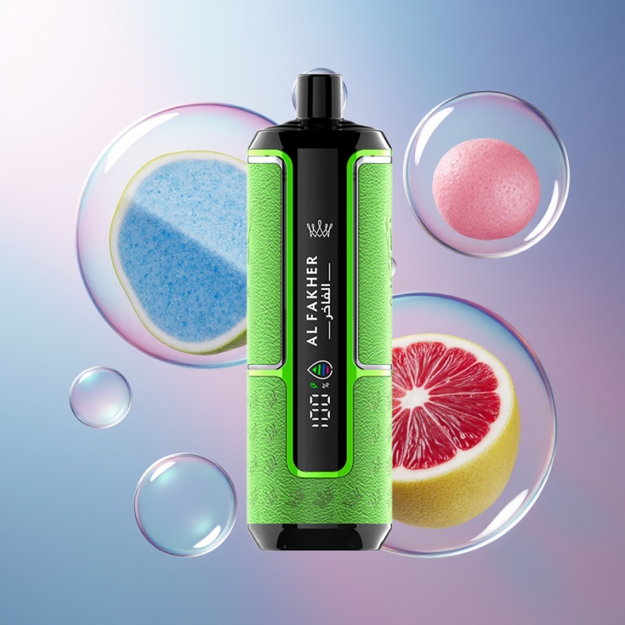 Al Fakher Crown Bar 15K Hypermax Engångs Vape Kit Blå Hallon Lemonad för svensk grossist