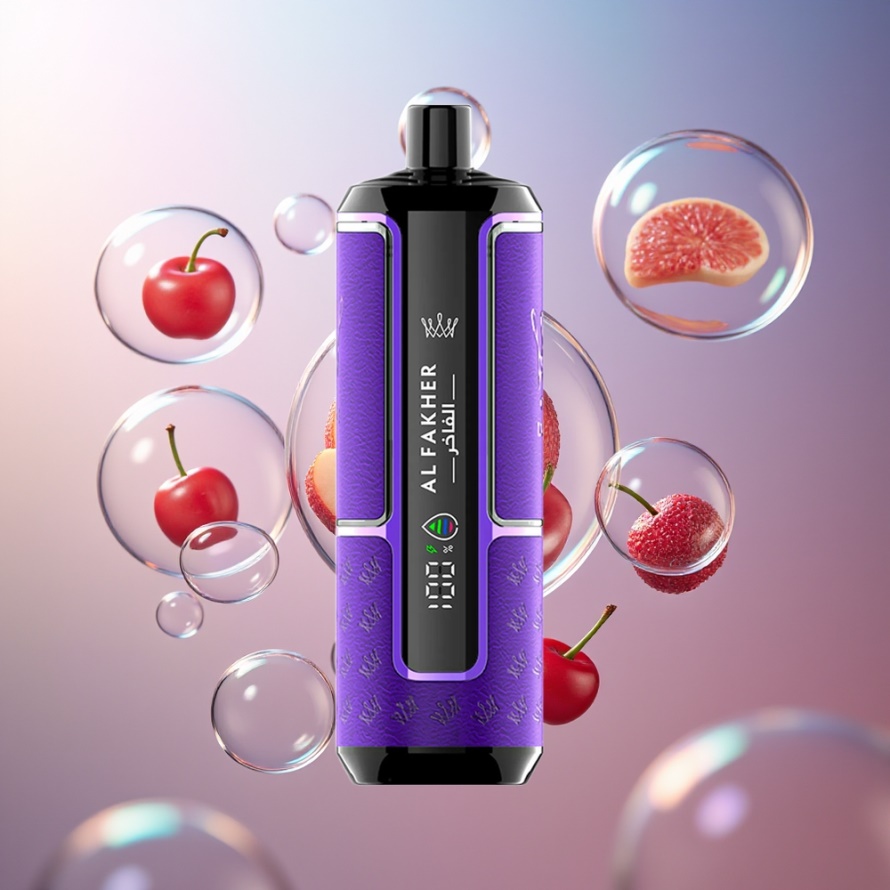 Al Fakher Crown Bar 15K Hypermax Engångs Vape Kit Körsbärsfest för svensk grossist