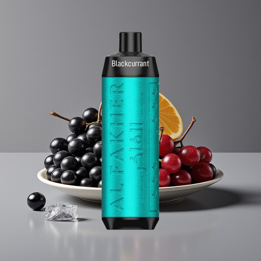 Al Fakher Crown Bar 8000 Crystal Engångsvape Svart Vinbärs Is – 18ml, 8000 Bloss, USB Type-C, Svensk Grossist