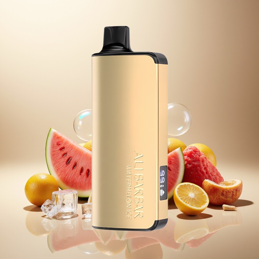 Alibarbar Ingot 9000 Puffs Engångs Vape Vattenmelon Is 22ml 2350mAh svensk grossist