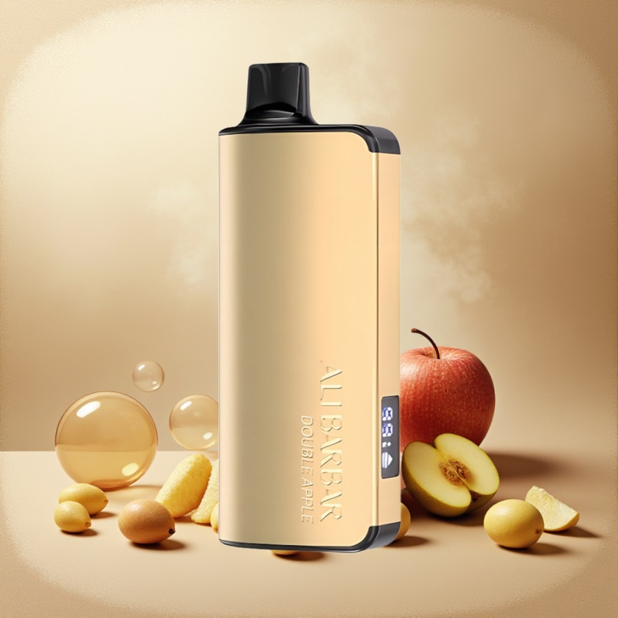 Alibarbar Ingot 9000 Puffs Engångsvape Dubbel Äpple 22ml 2350mAh svensk grossist
