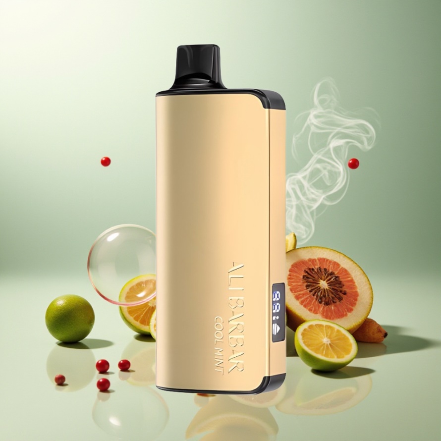 Alibarbar Ingot 9000 Puffs Engångsvape Sval Pepparmynta 22ml 2350mAh Svensk Grossist