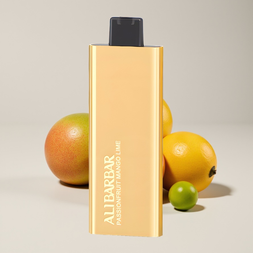 Alibarbar Pandora 7000 Puffs Engångsvape Passionfrukt Mango Lime – Svensk Grossist