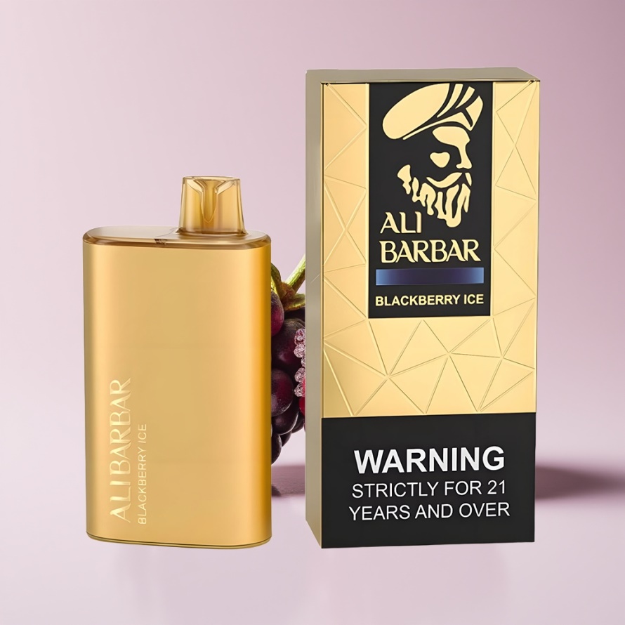 Alibarbar Rich 8000 Puffs Engångsvape Björnbärsis – Svensk Grossist