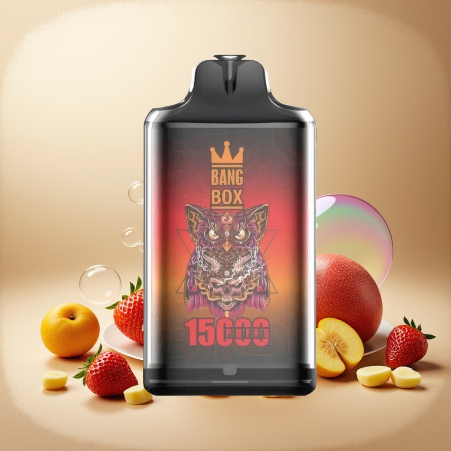 Bang Box King 15000 Puffs Engångs Vape Jordgubb Mango 23ml svensk grossist