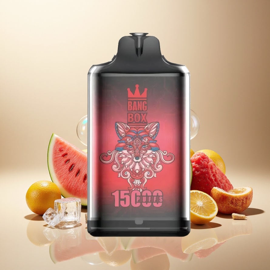 Bang Box King 15000 Puffs Engångs Vape Vattenmelonskräm – Svensk Grossist – 23ml E-liquid, 650mAh, TYPE-C