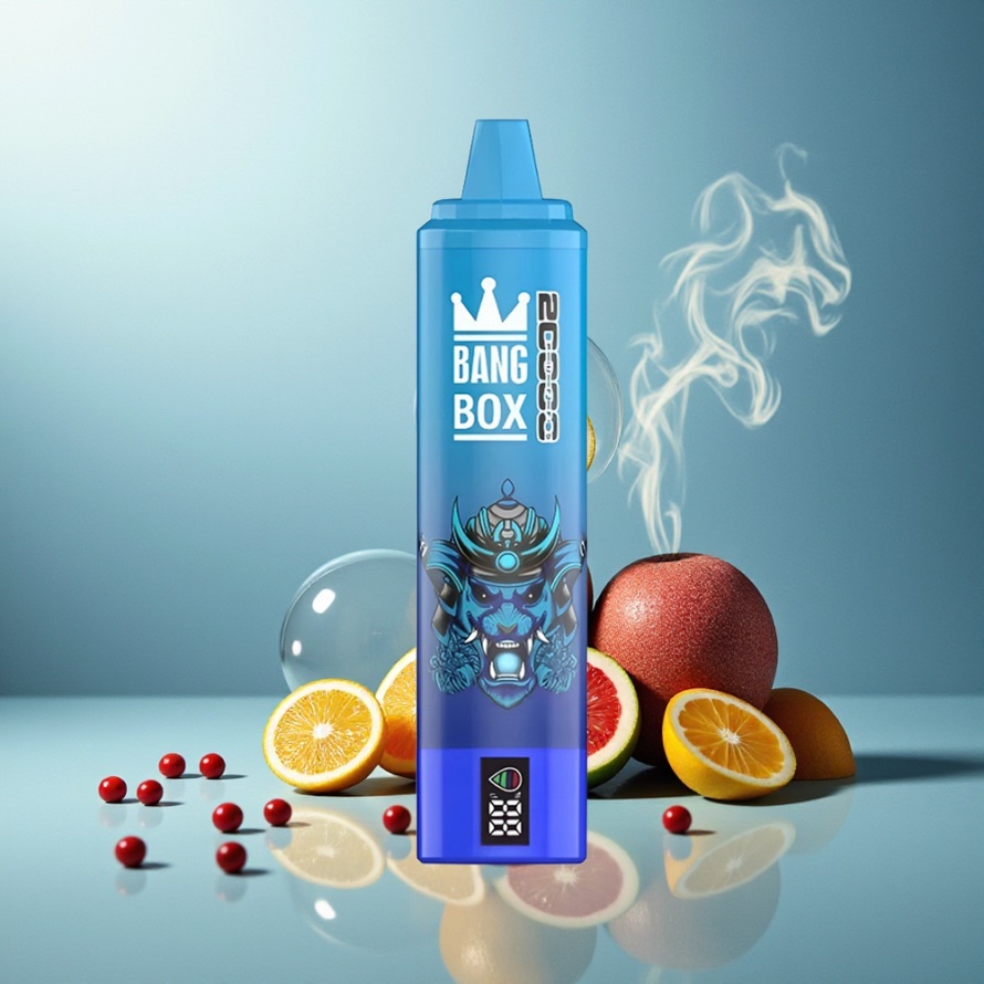 Bang Box King 20000 Puffs Engångs Vape Herr Blå – 35ml E-Liquid, 850mAh, Mesh Coil, Svensk Grossist