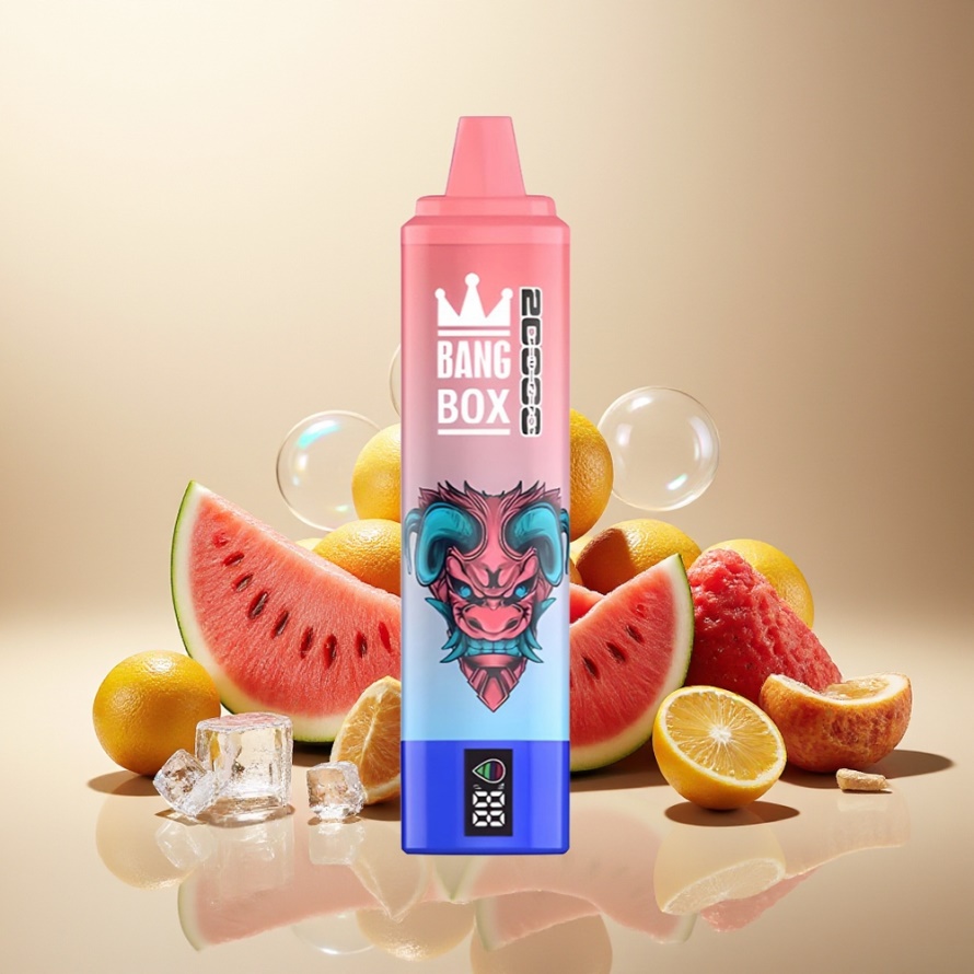 Bang Box King 20000 Puffs Engångs Vape Vattenmelon Is svensk grossist 35ml 850mAh Mesh Coil