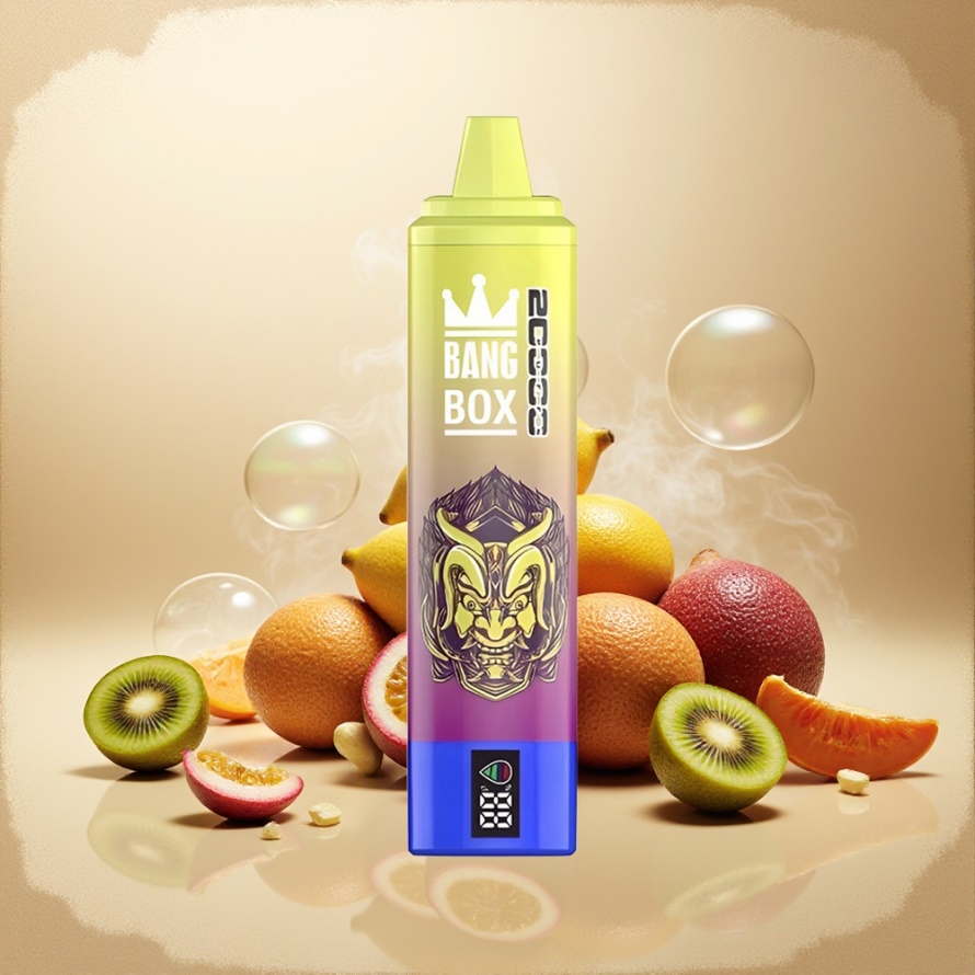 Bang Box King 20000 Puffs Svensk Grossist Engångs Vape Kiwi Passionfrukt Guava 35ml 850mAh Mesh Coil