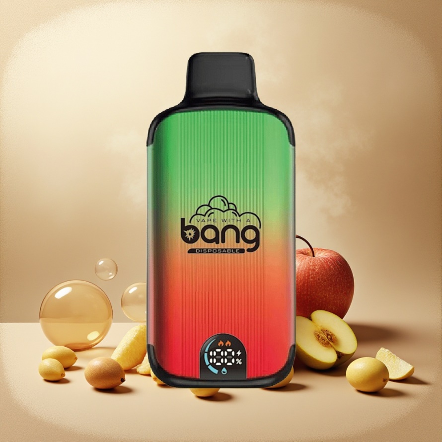 Bang 20000 Puffs Engångs Vape Dubbel Äpple Svensk Grossist – 13400 Battery, Dual Mesh Coil, Smart Skärm