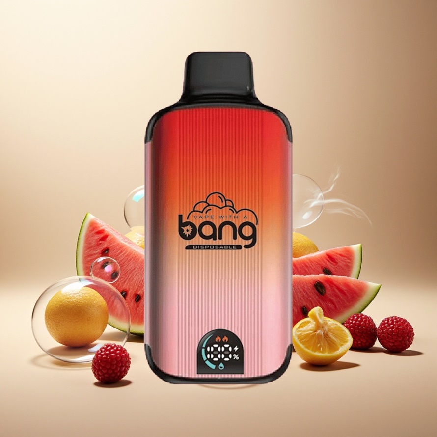 Bang 20000 Puffs Engångs Vape Hallon Vattenmelon Svensk Grossist 13400 Battery Dual Mesh Smart Screen
