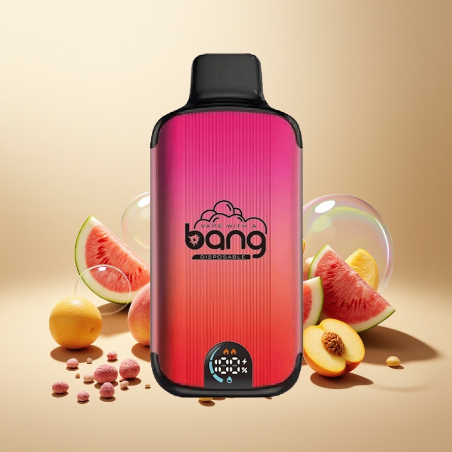 Bang 20000 Puffs Engångs Vape Mango Persika Vattenmelon Svensk Grossist 13400 Battery Typ-C Laddning Dual Mesh Coil Smart Screen