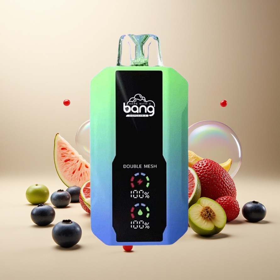 Bang 25000 Puffs Engångs Vape Blåbär Mynta med 650mAh Battery och Type-C svensk grossist