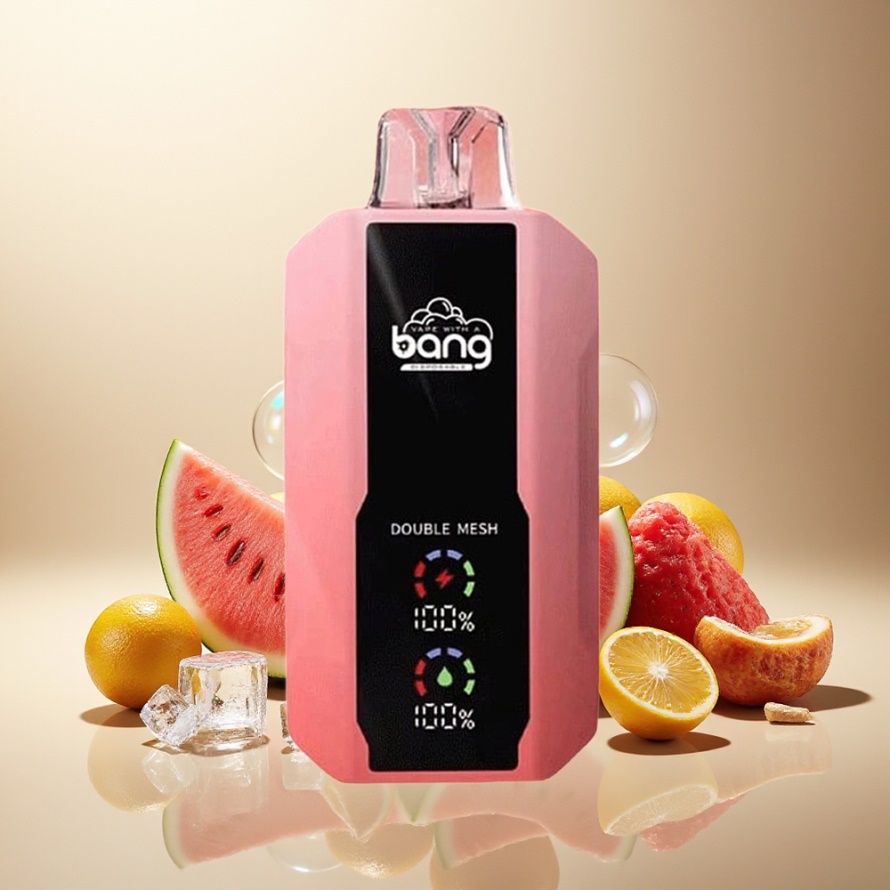 Bang 25000 Puffs Engångs Vape Vattenmelon Is med 650mAh & Type-C – Svensk Grossist