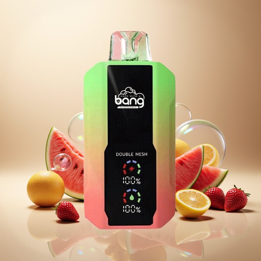 Bang 25000 Puffs Engångsvape Jordgubb Vattenmelon 30ml Type-C Svensk Grossist
