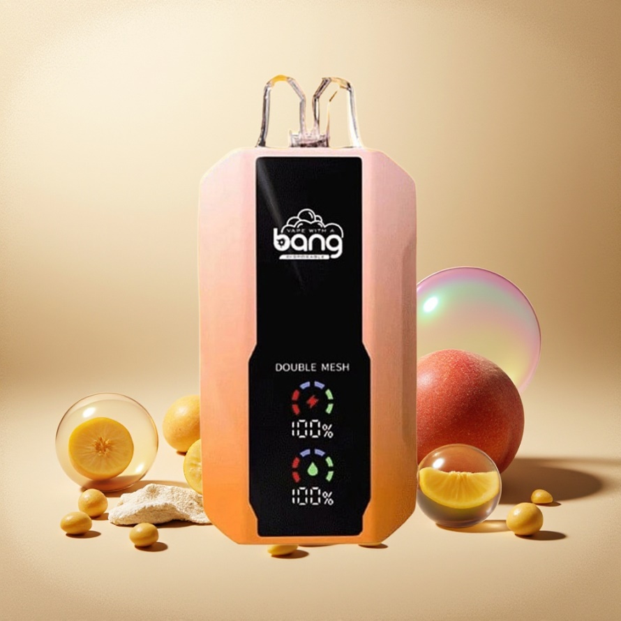 Bang 25000 Puffs Engångsvape Mango Persika 30ml 650mAh Type-C Svensk Grossist