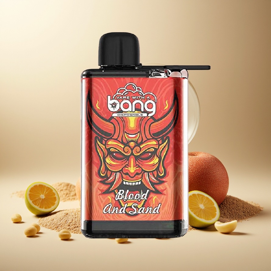 Bang 28000 Puffs Engångs Vape Blod Och Sand Svensk Grossist 30ml 5% Nikotin 650mAh