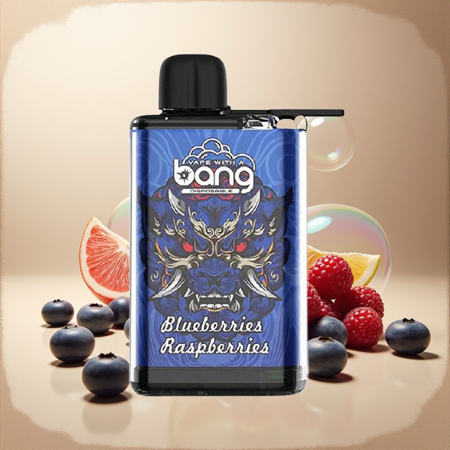 Bang 28000 Puffs Engångsvape Blåbär Hallon 30ml 650mAh svensk grossist