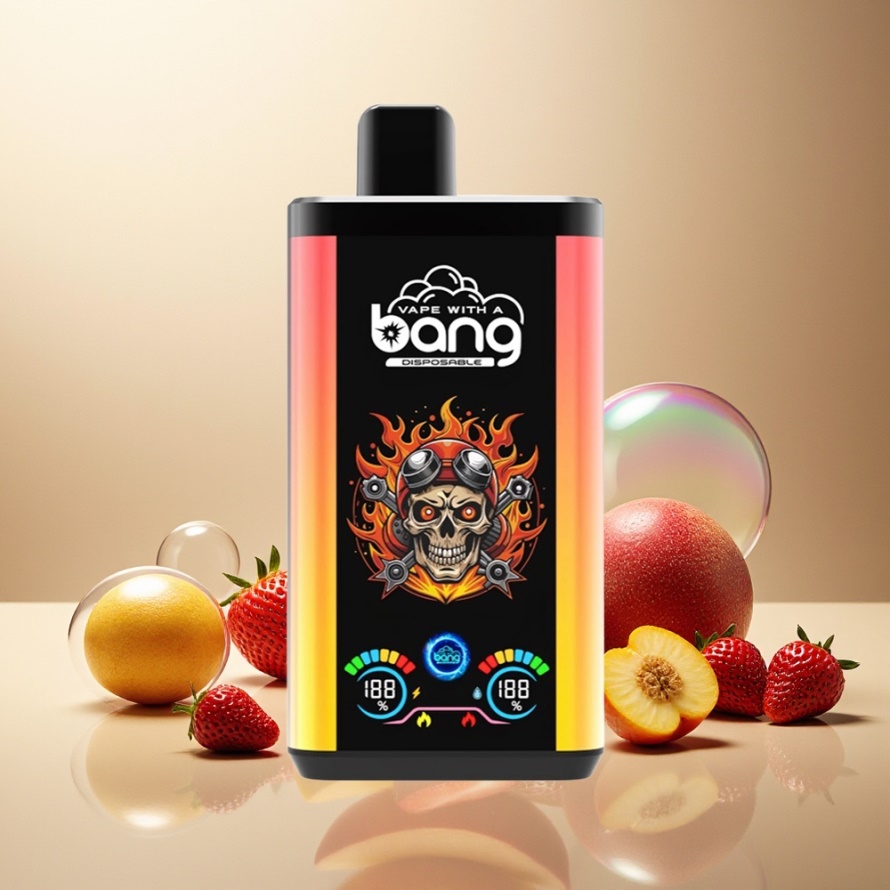 Bang 30K Pro 30000 Puffs Svensk Grossist 36ml Red Bull & Jordgubb Mango 550mAh Dual-Flavor