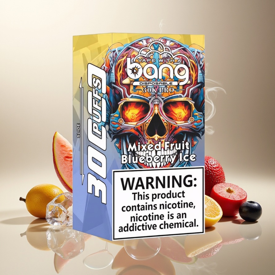 Bang 30K Pro 30000 Puffs Svensk Grossist Engångs Vape Blandad Frukt & Blåbärsis