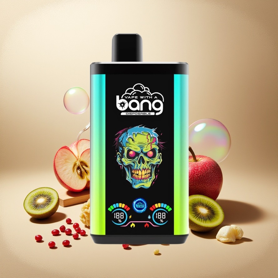 Bang 30K Pro 30000 Puffs Svensk Grossist Engångs Vape Dubbel Äpple & Kiwi Passionfrukt Granatäpple 36ml Dual-Flavor
