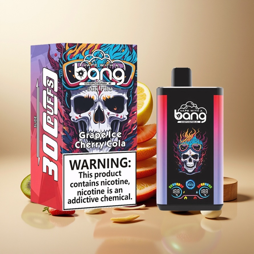 Bang 30K Pro 30000 Puffs Svensk Grossist Engångs Vape Love66 & Jordgubb Kiwi 36ml Dual-Smak