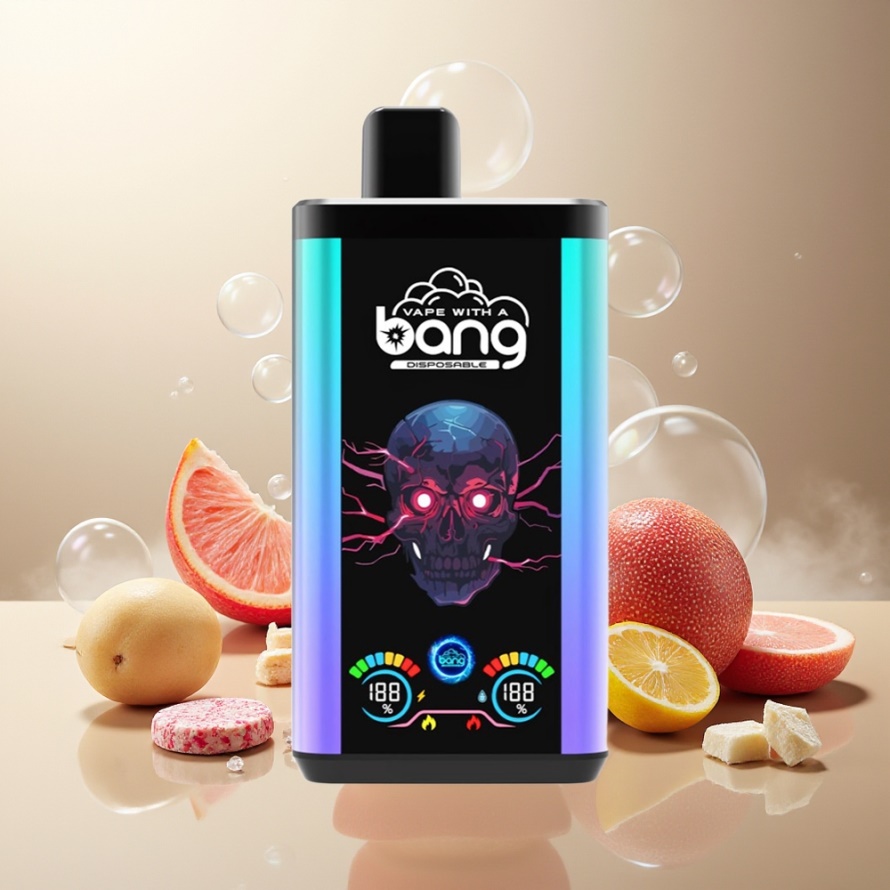 Bang 30K Pro 30000 Puffs Svensk Grossist Engångs Vape Peppermint Is & Triple Bär 36ml 550mAh Dual-Flavor