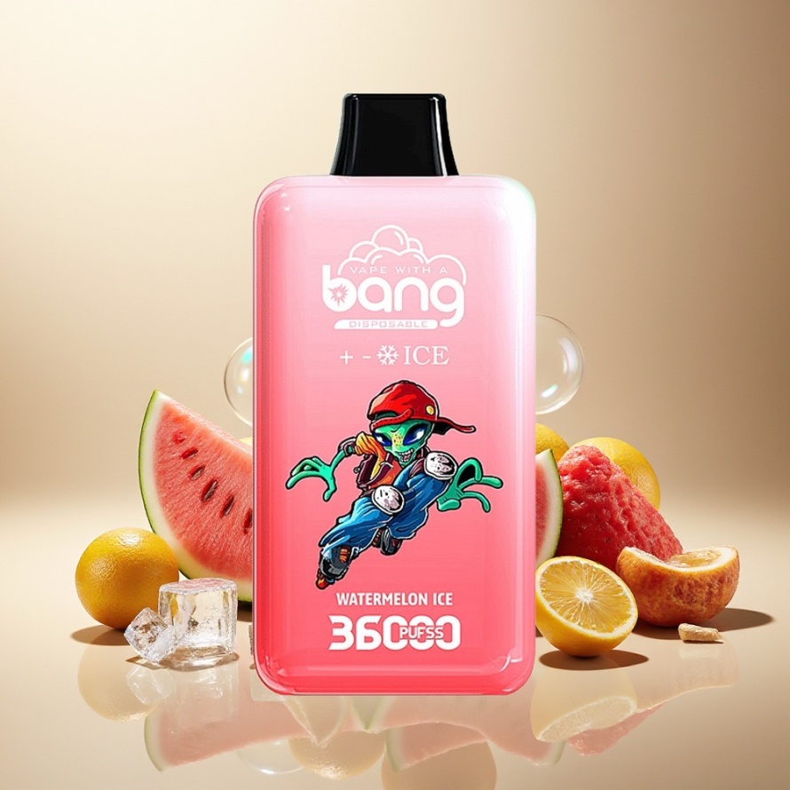 Bang 36000 Ice Level Disposable Enhet Vattenmelon Is 36ml 850mAh Svensk Grossist