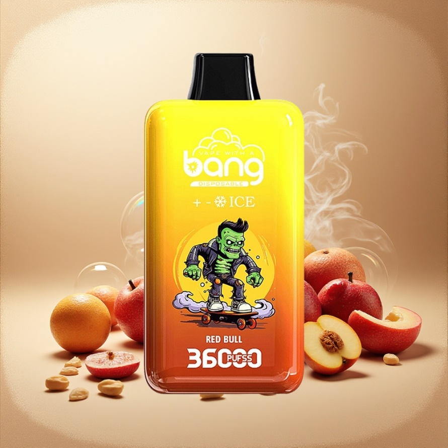 Bang 36000 Iskall Engångsdevice Red Bull Svensk Grossist 36ml 850mAh 5% Nikotin