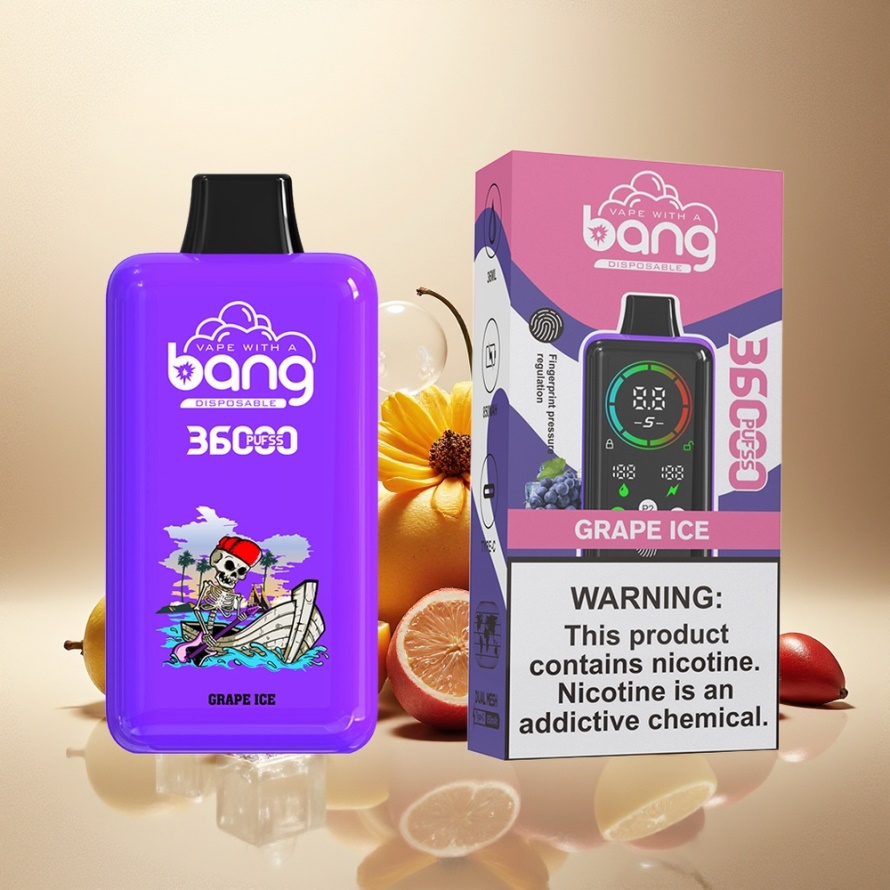 Bang 36000 Power Engångsvape Vinbärsis (36ml, 36000 puff, 850mAh) svensk grossist