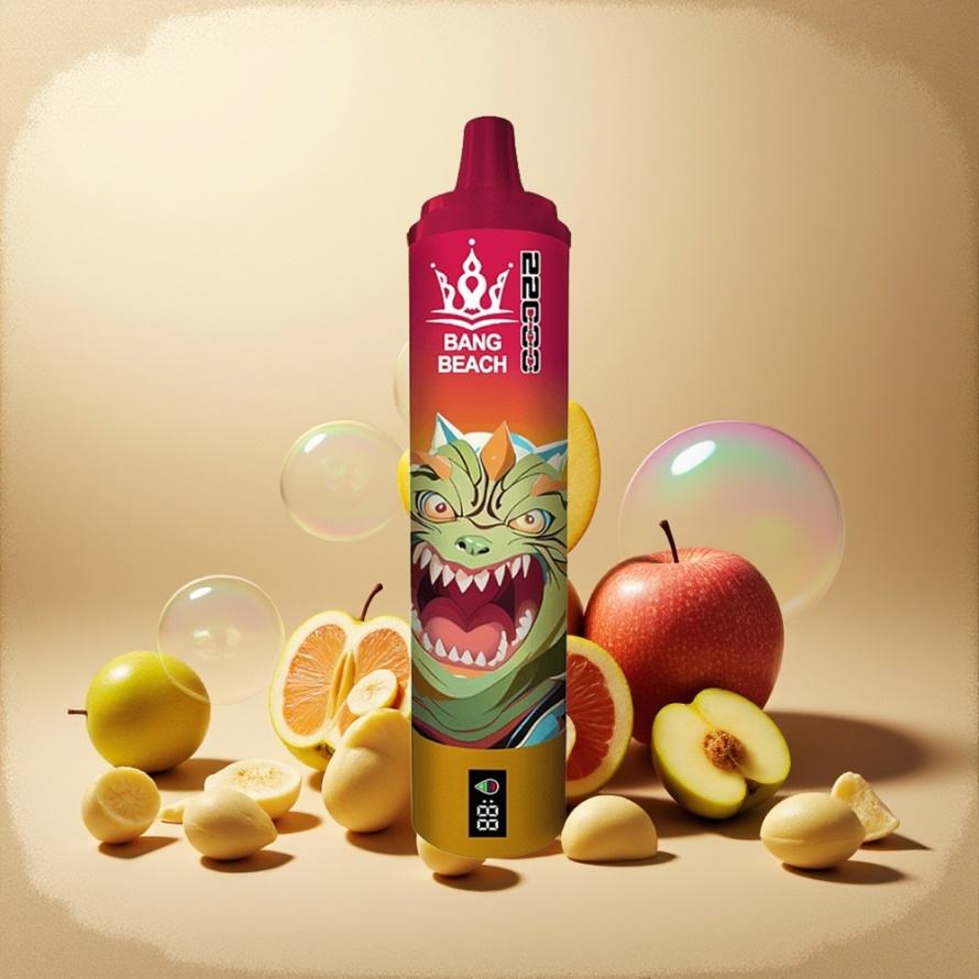 Bang Beach 22000 Puffs Engångs Vape Suräpple 36ml 650mAh svensk grossist