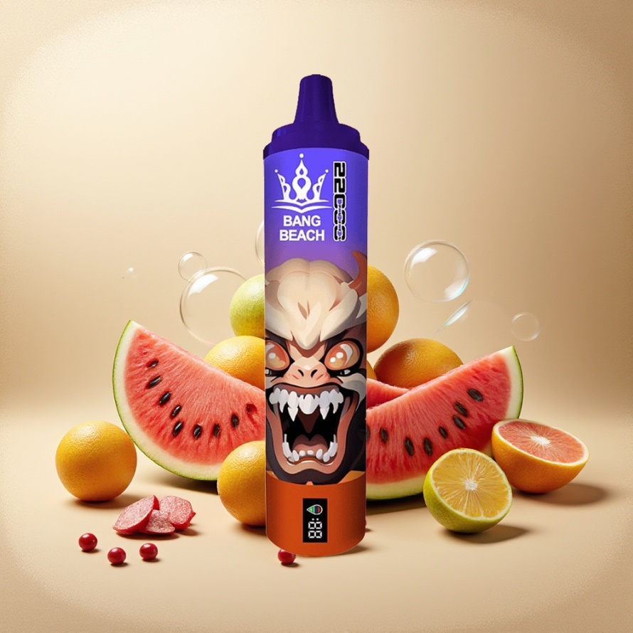 Bang Beach 22000 Puffs Engångs Vape Vattenmelon ICE 36ml 650mAh svensk grossist