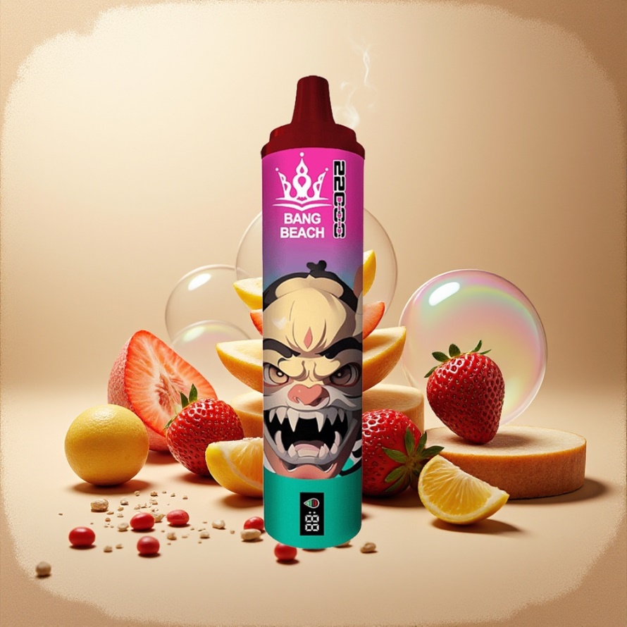 Bang Beach 22000 Puffs Svensk Grossist Engångs Vape Jordgubb ICE 36ml 650mAh 0%/2%/3%/5% Nikotin